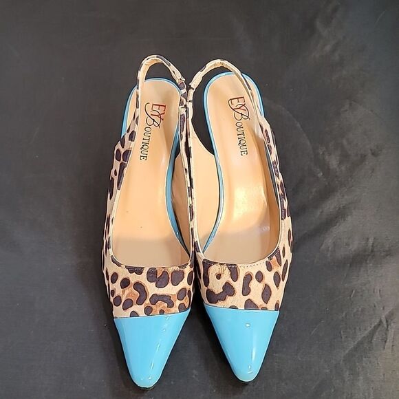 BRAND NEW WILD ABOUT COLOR SLINGBACK BY EY BOUTIQUE STYLISH SLINGBACKS SHOES - Picture 2 of 14